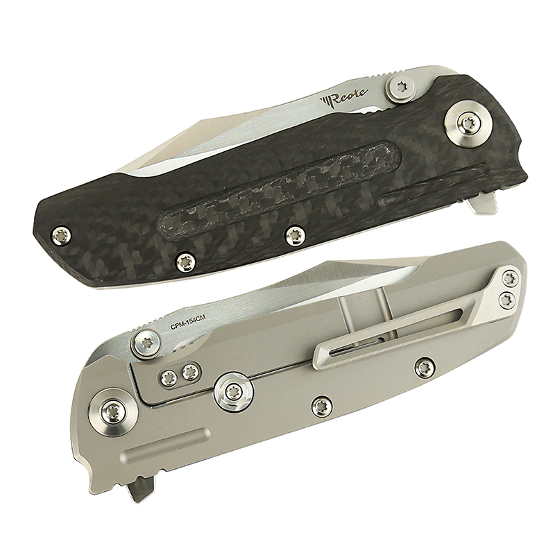 T6000 Titanium Bead Blast handle M390 Belt satin finish blade